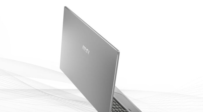 Giới thiệu về dòng laptop msi modern 14 với thiết kế vỏ kim loại sang trọng Laptop msi modern 14